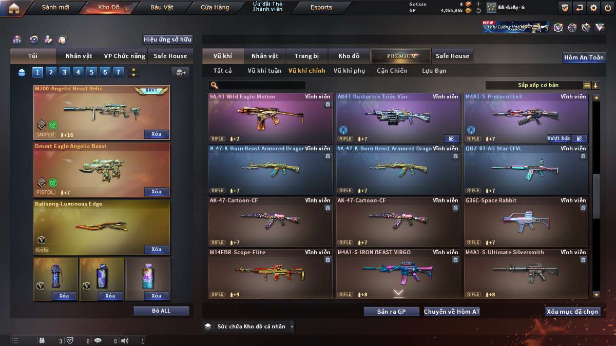 shop acc cf uy tin gia re